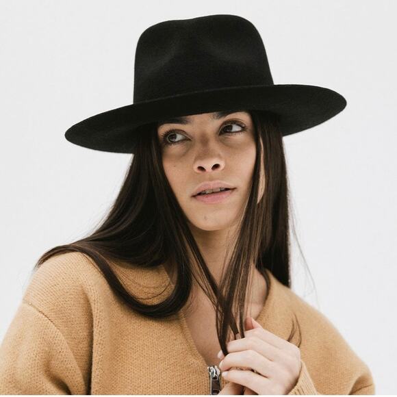 GIGI PIP Zephyr Rancher Hat Brown Black